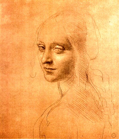 Study of the head of a girl